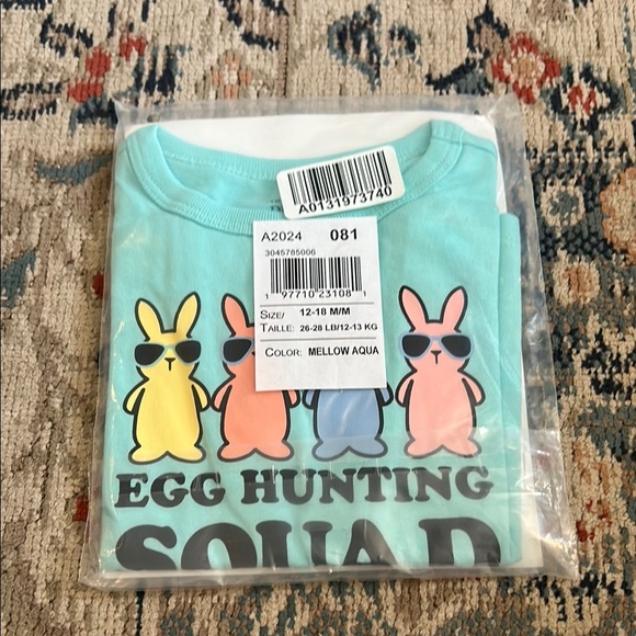 NWT The Children's Place Egg Hunting Squad Graphic Tee - Picture 1 of 1